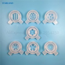 아이스크림 부품 교체 설치 7 in 1 set 모델링 뚜껑 기계 액세서리 노즐 37mm 내경