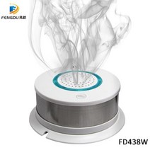 화재 경보기 연기 감지기 수신기 App 원격 제어 와이파이 열 무선 감지 센서 장비, 5PCS