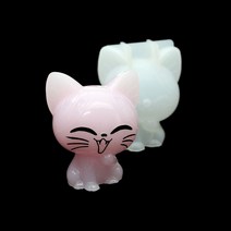 레진아트/실리콘몰드/러브리 고양이 입체몰드