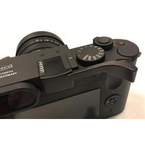 알루미늄 합금 엄지 핸들 금속 그립 핫슈 커버 카메라 마운트 Leica Q2 Q Typ 116 용 블랙 레드, 02 Black