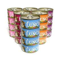 친절한 도그씨 런치캔 이코노미 캣 캔 80g 24개 고양이캔_P325623805, 03 고등어 80g x24개