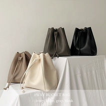 [국내제작! 3way] 콤마 복조리 버킷백 토트백 숄더백 백팩