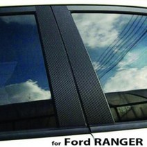 ArtX 포드 레인저 랩터 와일드트랙 BC필러 3D 5D카본 악어스킨 데칼스티커, 악어스킨룩, 1개