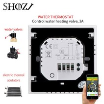 가스 보일러/물/전기 바닥 난방 물/구글 홈 알렉사 음성 제어 지원 와이파이 온도 조절기 온도 컨트롤러, 02 wifi white GA