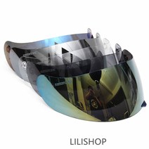 AGV K3/K4 용 오토바이 풀 페이스 헬멧 바이저 모토크로스 풀 페이스 실드, 01 파란