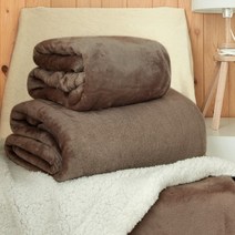 비스토어 극세사 후리스 양털 담요 무지 코듀로이