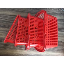 플라스틱바스켓 베리 각시붓꽃 포도나무 채취 바구니 바구니풀 바구니벚나무, T19-레드 4 근대 뚜껑이 300개 별