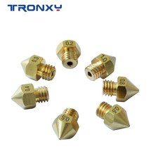 tronxy 1pc mk8 m6 노즐 0.20.30.40.50.60.81.0mm 1.75mm 필라멘트용 j-헤드 압출 노즐 3d 프린터 구리 노즐, 0.3mm