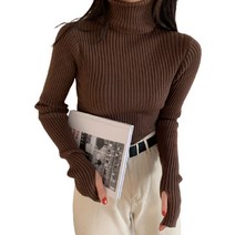 데이홀릭 윈터골지 핸드워머 폴라니트