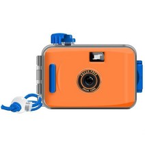 일회용필름카메라 입문 인화 흑백 라이프587D 비 일회용 카메라 135 필름 방수 레트로 35mm 학생 선물 파, 07 Orange