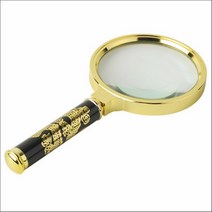 골드 휴대용 노안 돋보기 확대경, 70mm