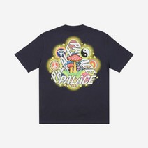 팔라스 번 5G 티셔츠 네이비 - 22FW Palace Bun T-Shirt Navy 남성 반팔티셔츠