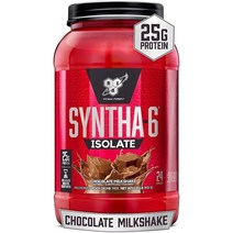 BSN 신타6 아이솔레이트 웨이 프로틴 분리유청단백질 초코맛 24 서빙 카제인 BCAA, 1개, 기본