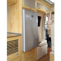 카라반 캠핑카 냉장고 냉동고 트레일러 DC 12V 24V, 68L냉장 DCRV냉장고 실버그레이12-24V