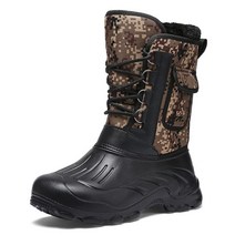 방한 부츠 남성 겨울 부츠 따뜻한 방수 스니커즈 2022 야외 활동 낚시 눈겨울 장화