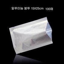 [KT알파쇼핑]고급형 비접착식 알루미늄 봉투 파우치 15X25cm 100매
