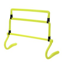 미니 허들 축구 콘 선수용 림보 게임 배리어 프레임 훈련 장비 장애물 제거 가능 점프 달리기 민감, 초록, 협력사