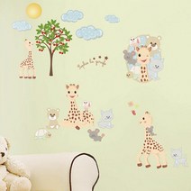 vm3621 데코시트 소피 더 지라프 데코시트지/포인트시트지/인테리어/집꾸미기/셀프인테리어, 상세페이지 참조