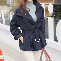 데일리앤 윌로우 숏 야상 사파리 벨트