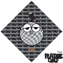 [플레어골프] 그레이 볼 양면 골프수건 골프공타올 골프용품 golf 볼타월