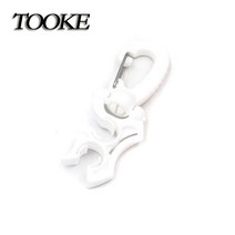 스킨스쿠버스쿠버 다이빙 레귤레이터 더블 BCD 호스 홀더 클립 버클 후크 스노클링 리테이너, 05 White