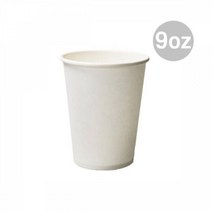 무지 자판기용 종이컵(9oz 50개 줄) 음료 종이컵 큰컵 사무 생활 탕비 물컵 컵 테이크아웃컵 음료컵, 1, 1