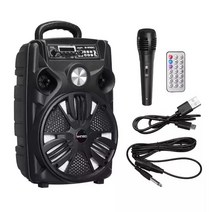 가정용노래방기계 차량용 코인노래방 오락실 8 인치 LED 블루투스 스피커 상자 무선 홈, 협력사, QS-825