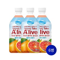 덴마크 테이크 얼라이브 쿨 블러드오렌지 500mL x 6