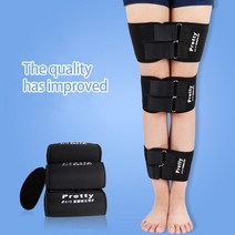 3pcs 교정 벨트 o-leg x-leg 교정 밴드 노크 무릎 교정 벨트 다리 지원 편안한 밴드 휴식 남여, 검은색, 크기가 큰