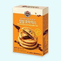 베이커리 찹쌀 호떡믹스 400g CJ제일제당 엄마손맛 카페 레시피 티타임 달달구리 근사한, 2개