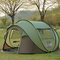 원터치텐트 감성텐트 쉘터 팝업텐트 IDOOGEN FAST CAMP One Touch C, 초록