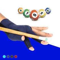 헌군2 오른손 왼손 오픈형 당구 장갑 미끄럼방지, 오른손 오픈, 레드