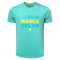 업튼 UPTON 매니아 셀럽 멜란지 민트 남성용 배드민턴의류