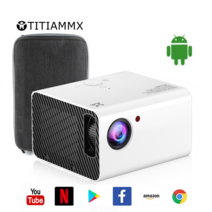 [AS]빔 프로젝터 Android 호환 4K WIFI 캠핑/침실/거실 [휴대전화/컴퓨터/PS5] T10 Pro, WT10+Bag