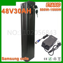 몬스터벌크 전기자전거배터리 Silverfish-48V 30AH ebike 배터리 48V 18650 리튬 이온 전기 자전거 팩 10