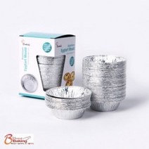 이홈베이킹 바닥구멍 은박 에그타르트컵 100p, 100매입