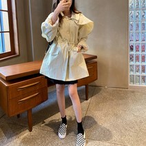미아마스빈_글로즌 케이프카라 트렌치 코트
