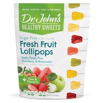 닥터존스 프레시 프루트 롤리팝 애플 피치 페어 스트로베리 워터멜론 맛, 1개, 454g