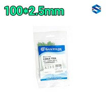 자이안트록 PP타이 100*2.5mm (1봉100개) 내화학성 초고온용, 1봉