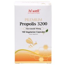 Hi Well Premium Propolis 3200 뉴질랜드 하이웰 프로폴리스 플라보노이드 100캡슐 1통