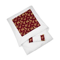 사계절 유니버설 일본 고양이 배변 침낭 이동식 세탁 가능 이불 겨울 애완 동물 개집, 01 Red Flower_02 M   1.5-5kg