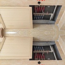 환풍구 시스템 맞춤 그릴 에어컨 상품 포트 루바 블라인드, 구멍 600X900(흰색)