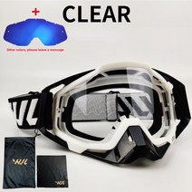 스키장고글 스키 등산 오토바이 고글 모토크로스 안경 자전거 마스크 MX MTB 숲 도로 오프, 12 BWB-CLEAR-SET