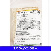 식재료 간식 수산가공 대용량식자재 안주 냉동 식자재 즉석식품 업소용 새우까스 한맥식품 100gX10EA, 1개