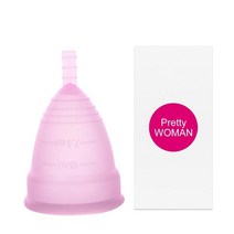 생리컵 생리컵추천 위생생리컵 br dropshipping 용 실리콘, L 사이즈, 1pc-네이키드-핑크