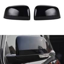 지프 사이드 미러 커버 jeep abs 플라스틱 2 pcs 광택 블랙 백 교체 그랜드 체로키 닷지 durango 2011-2019