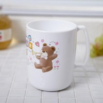 브니엘 허니베어 손잡이컵 대 플라스틱컵 머그컵 물컵, 알락잇쿠팡 1, 알락잇쿠팡 1