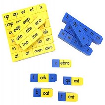hand2mind Alphabet Linking Letter and Word Building Cubes for Early Reading (Set of 62), 1