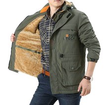 폴리스 야상 벨벳 점퍼
