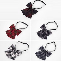 교복몰 체크시리즈 넥타이 빅리본 여자넥타이 자동넥타이